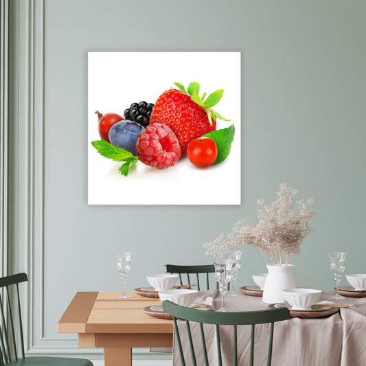 Acrylic or Tempered Glass Art - Wall Decor with Fruits