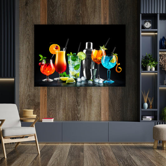Drinks picture for wall (Acrylic or Tempered Glass)