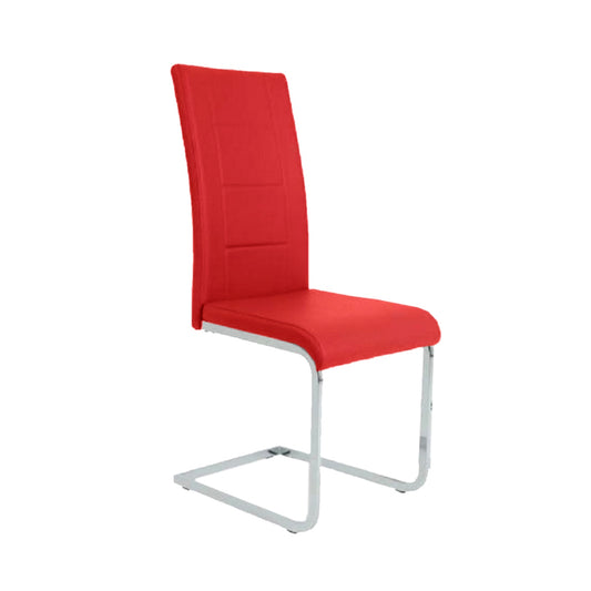 Eliane Dining Chair (Red, Black, White and Grey)