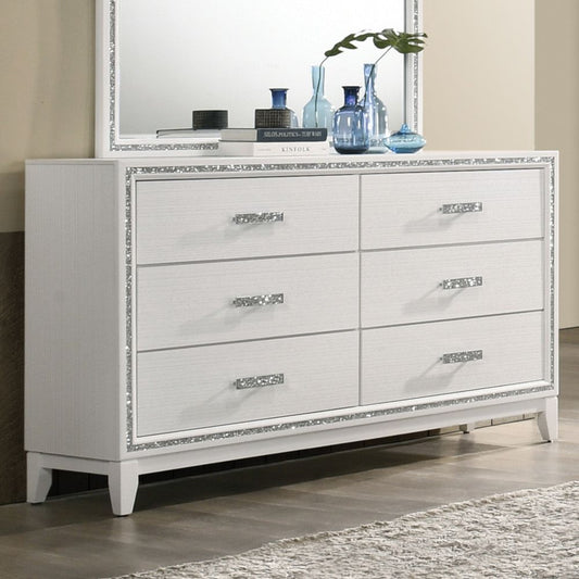 Haiden Dresser: (White Finish)