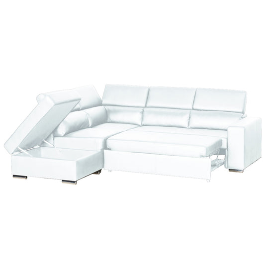 Klaus Sectional White (Left)