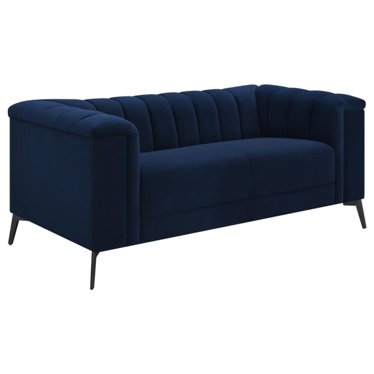 Living Room Set (Sofa and Loveseat) in Blue