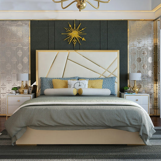 Luxury Postmodern Queen Bed