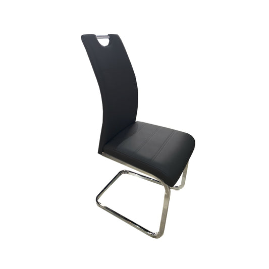 Philly Dining Chair (Black-White)