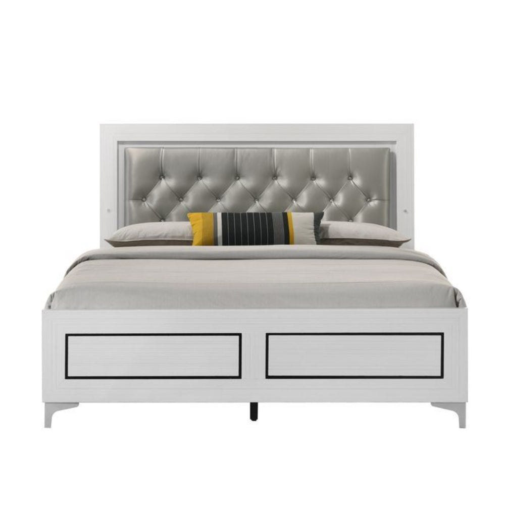 Casilda Bedroom Set: (Bed, Nightstand, Dresser and Mirror)