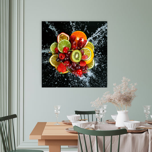 Acrylic or Tempered Glass Art - Fruit Wall Decor