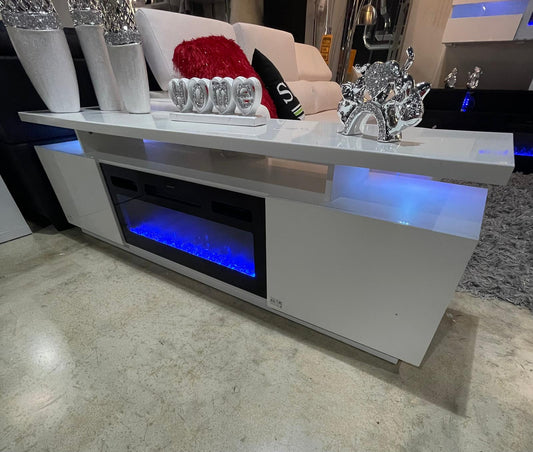 TV STAND WITH FIREPLACE 101