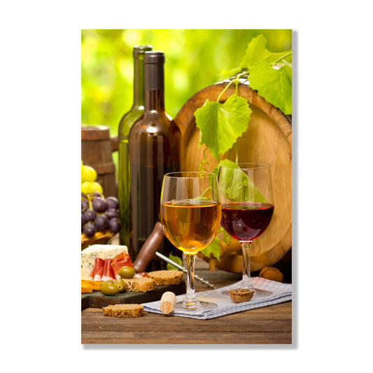 TEMPERED GLASS WINE BARREL