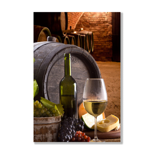 TEMPERED GLASS WINE BARREL