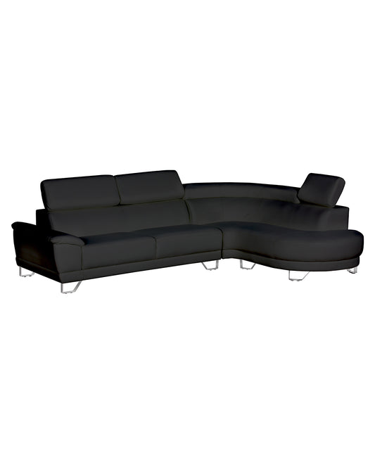 Sectional Right black (Almira)